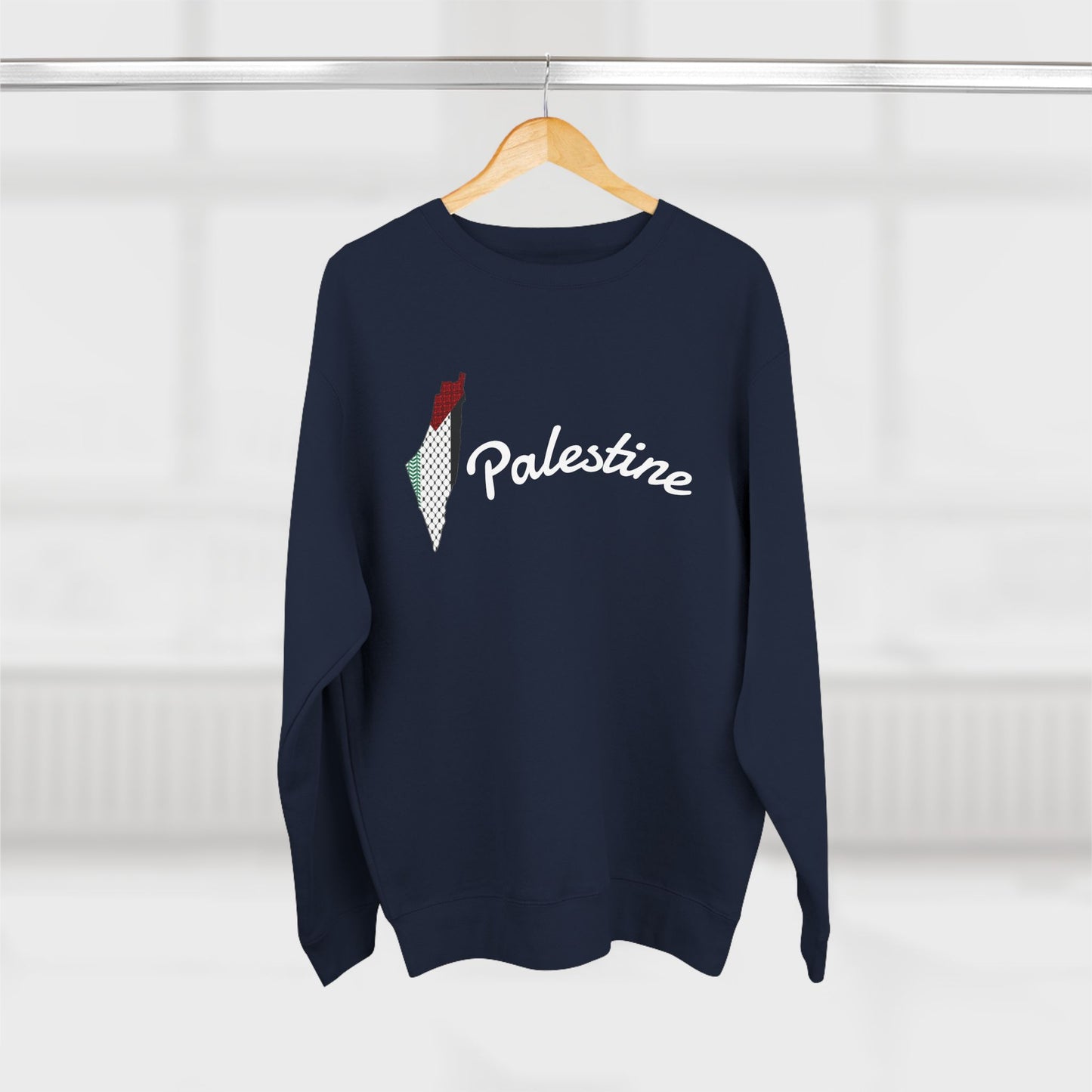Palestine Statement Sweatshirt | Free Palestine Crewneck | Unisex Pullover for Activism, Ethnic Pride, and Everyday Comfort