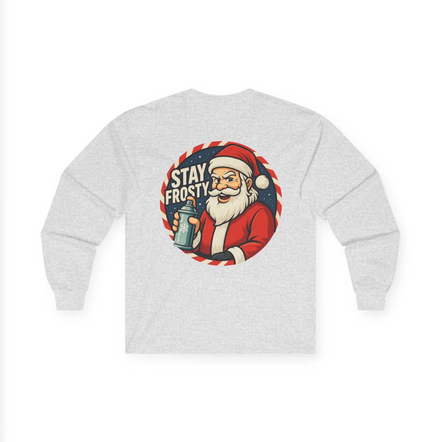 Chill Santa Long Sleeve Tee | Unisex Holiday Shirt, Christmas Gift, Winter Wear, Frosty Fun, DD27 Design