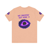 Drip District 27 Shirt | Purple Black Hole Streetwear Tee | Trendy Unisex Graphic Top