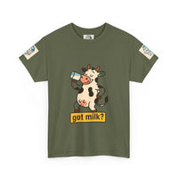 Funny Cow Got Milk T-Shirt Cute Dairy Lover Tee Pun Graphic Shirt Animal Humor Gift for Men & Women Farm Life Aesthetic