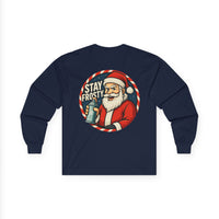 Chill Santa Long Sleeve Tee | Unisex Holiday Shirt, Christmas Gift, Winter Wear, Frosty Fun, DD27 Design