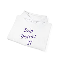 Stay Drippin Hoodie | Drip District 27 Unisex Sweatshirt | Trendy Streetwear Pullover for Men & Women | Cool Fall Winter Outfit
