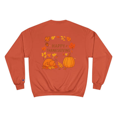 Thanksgiving Champion Sweatshirt, Turkey Sweater, Fall Apparel, Holiday Gift, Cozy Sweatshirt, Harvest Fashion