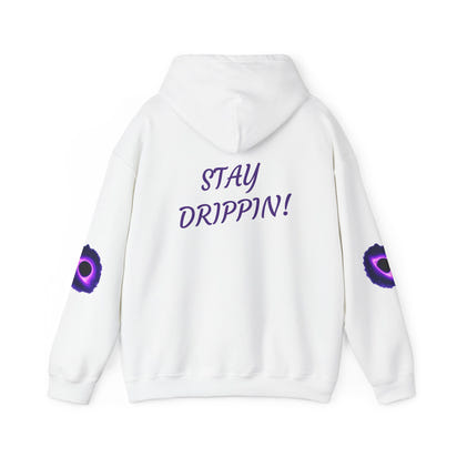 Stay Drippin Hoodie | Drip District 27 Unisex Sweatshirt | Trendy Streetwear Pullover for Men & Women | Cool Fall Winter Outfit