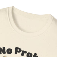 Light Color No Prob Llama T-Shirt, Unisex Cool Llama Sunglasses Unisex Softstyle T-Shirt - Fun Graphic Tee for Animal Lovers, Birthday Gift