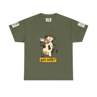 Funny Cow Got Milk T-Shirt Cute Dairy Lover Tee Pun Graphic Shirt Animal Humor Gift for Men & Women Farm Life Aesthetic