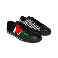 Palestinian Streetwear Sneakers | Keffiyeh Design| Trendy Unisex Comfort Shoes
