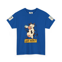 Funny Cow Got Milk T-Shirt Cute Dairy Lover Tee Pun Graphic Shirt Animal Humor Gift for Men & Women Farm Life Aesthetic
