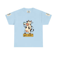 Funny Cow Got Milk T-Shirt Cute Dairy Lover Tee Pun Graphic Shirt Animal Humor Gift for Men & Women Farm Life Aesthetic