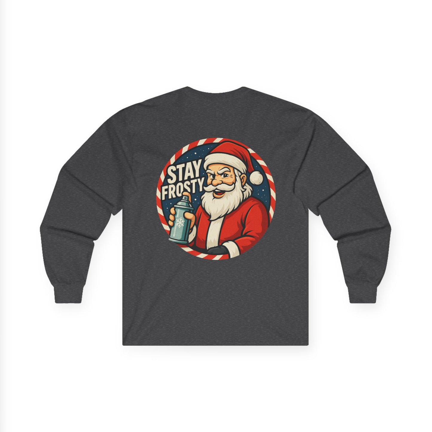 Chill Santa Long Sleeve Tee | Unisex Holiday Shirt, Christmas Gift, Winter Wear, Frosty Fun, DD27 Design