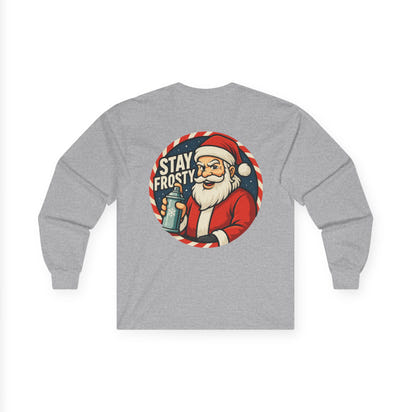 Chill Santa Long Sleeve Tee | Unisex Holiday Shirt, Christmas Gift, Winter Wear, Frosty Fun, DD27 Design