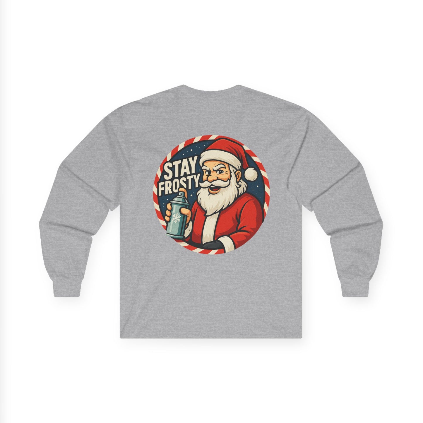 Chill Santa Long Sleeve Tee | Unisex Holiday Shirt, Christmas Gift, Winter Wear, Frosty Fun, DD27 Design