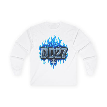 Chill Santa Long Sleeve Tee | Unisex Holiday Shirt, Christmas Gift, Winter Wear, Frosty Fun, DD27 Design