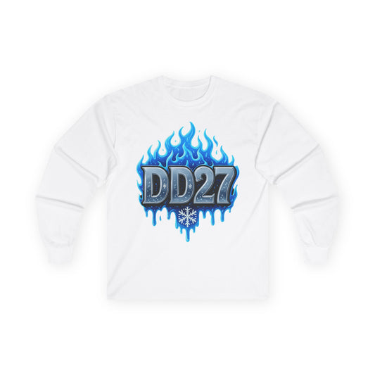 Chill Santa Long Sleeve Tee | Unisex Holiday Shirt, Christmas Gift, Winter Wear, Frosty Fun, DD27 Design