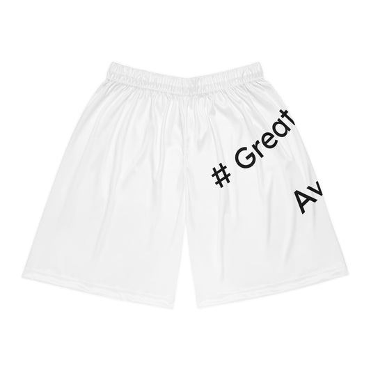 Greatness Awaits Athletic Shorts | Motivational Gym & Basketball Shorts | Unisex Activewear for Everyday Performance