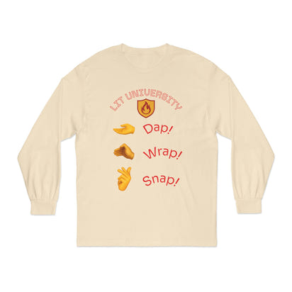 Lit University Crewneck | Dap, Wrap, Snap Edition | Funny College Sweatshirt for Students, Gamers & Trendsetters