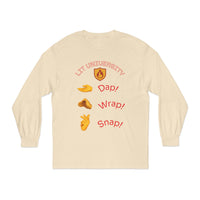 Lit University Crewneck | Dap, Wrap, Snap Edition | Funny College Sweatshirt for Students, Gamers & Trendsetters