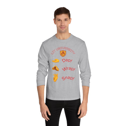 Lit University Crewneck | Dap, Wrap, Snap Edition | Funny College Sweatshirt for Students, Gamers & Trendsetters