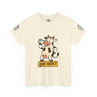 Funny Cow Got Milk T-Shirt Cute Dairy Lover Tee Pun Graphic Shirt Animal Humor Gift for Men & Women Farm Life Aesthetic