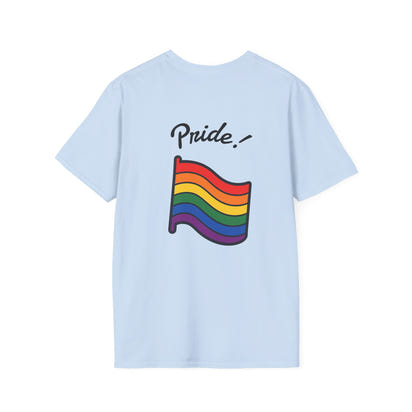 Zesty Emoji Pride T-Shirt | Funny Snap Face Tee | LGBTQ+ Celebration Shirt | Cute Graphic Unisex Top for Joyful Expression