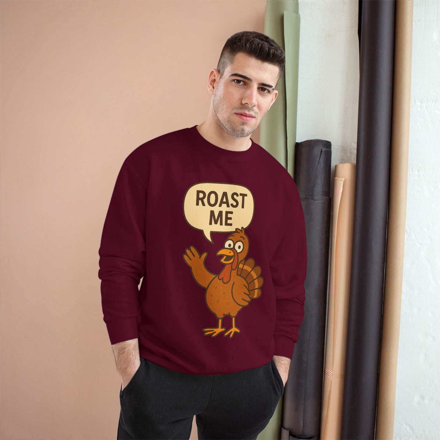 Thanksgiving Champion Sweatshirt, Turkey Sweater, Fall Apparel, Holiday Gift, Cozy Sweatshirt, Harvest Fashion