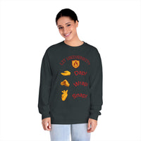 Lit University Crewneck | Dap, Wrap, Snap Edition | Funny College Sweatshirt for Students, Gamers & Trendsetters