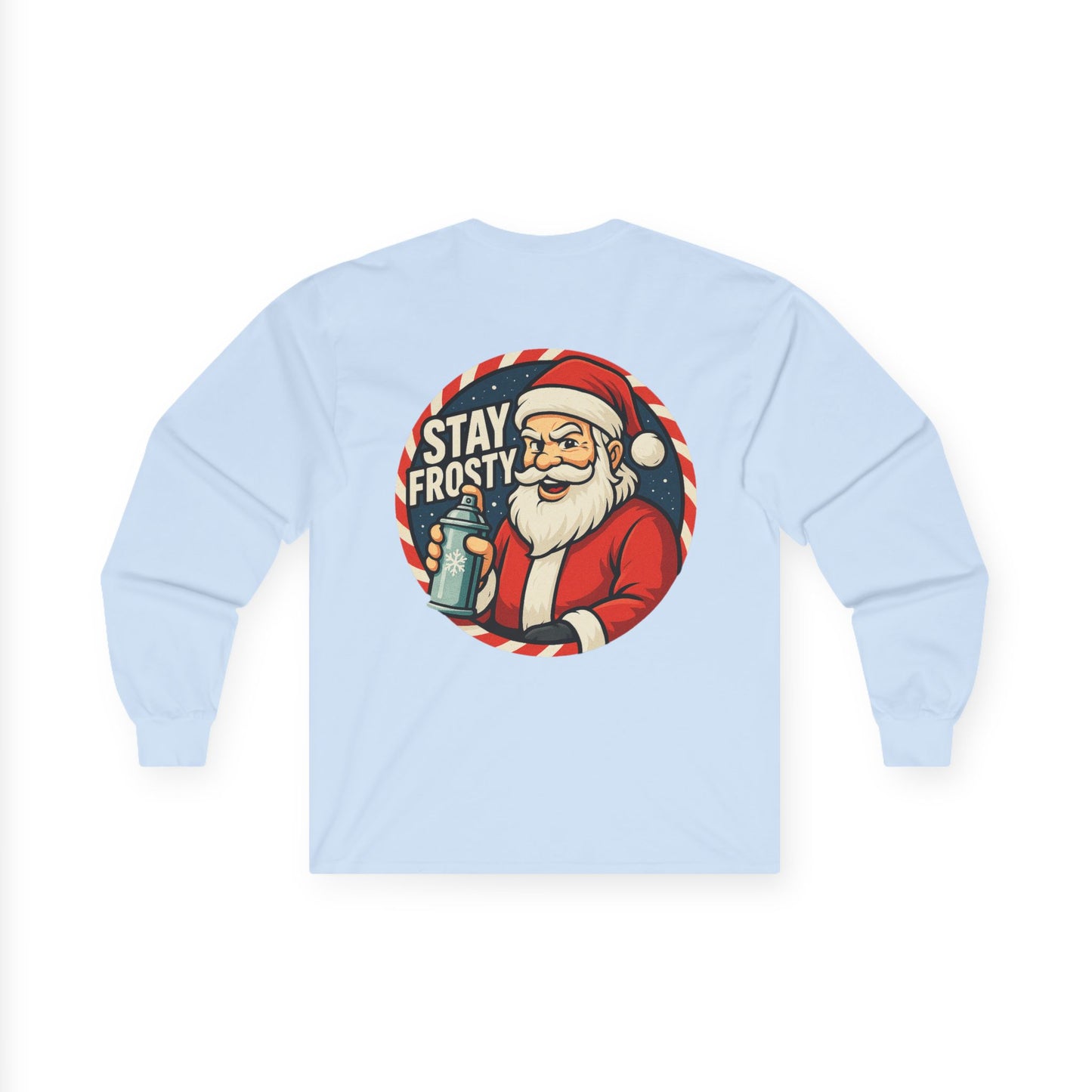 Chill Santa Long Sleeve Tee | Unisex Holiday Shirt, Christmas Gift, Winter Wear, Frosty Fun, DD27 Design