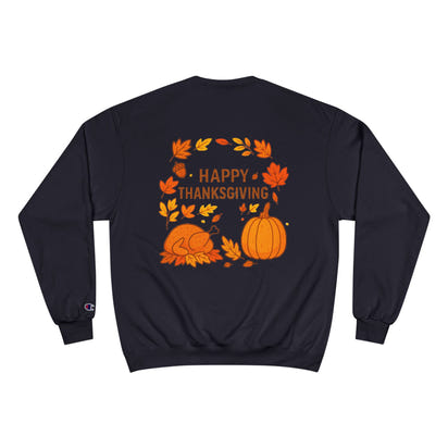 Thanksgiving Champion Sweatshirt, Turkey Sweater, Fall Apparel, Holiday Gift, Cozy Sweatshirt, Harvest Fashion