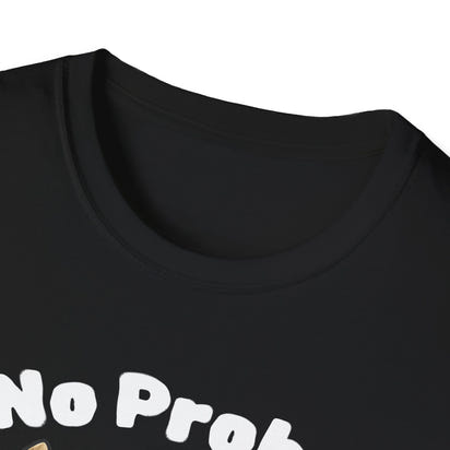 No Prob-Llama Funny T-Shirt | Dark Color Unisex Tee | Cute Llama Design | Humor Animal Pun Shirt | Gift for Him or Her