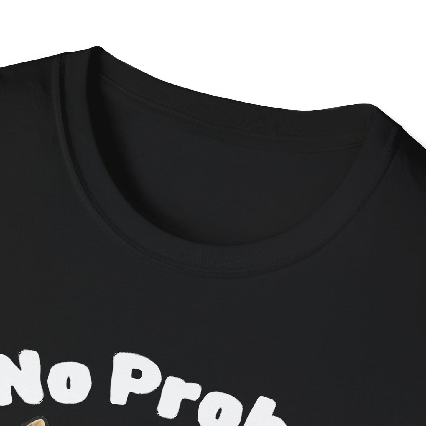 No Prob-Llama Funny T-Shirt | Dark Color Unisex Tee | Cute Llama Design | Humor Animal Pun Shirt | Gift for Him or Her