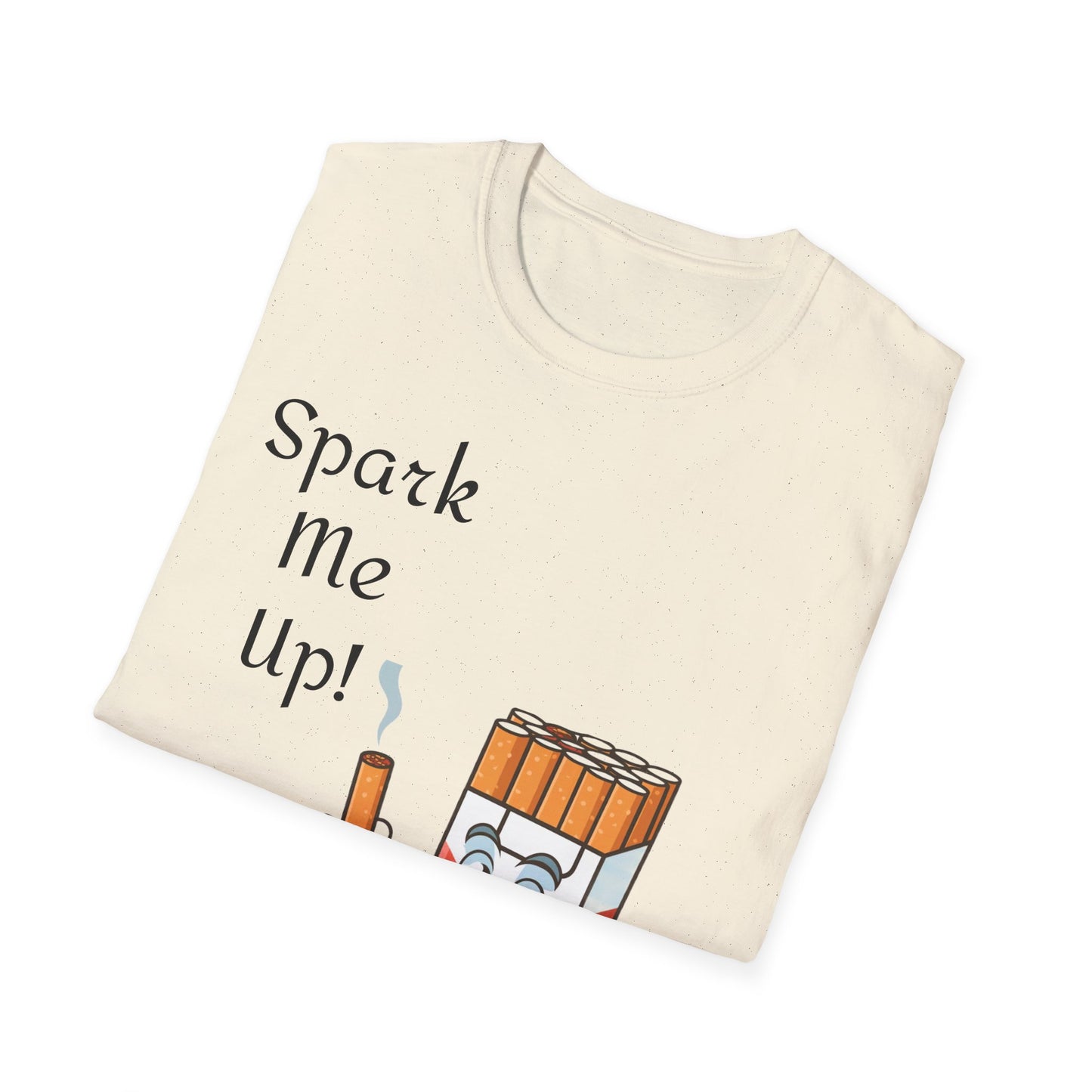 Spark Me Up! Funny Graphic T-Shirt | Whimsical Cartoon Tee | Trendy Unisex Gift for Him or Her | Casual Streetwear Top