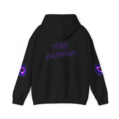 Stay Drippin Hoodie | Drip District 27 Unisex Sweatshirt | Trendy Streetwear Pullover for Men & Women | Cool Fall Winter Outfit