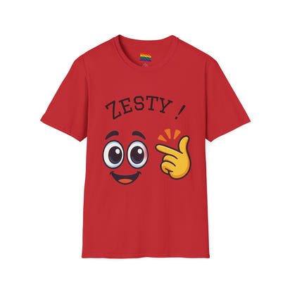 Zesty Emoji Pride T-Shirt | Funny Snap Face Tee | LGBTQ+ Celebration Shirt | Cute Graphic Unisex Top for Joyful Expression