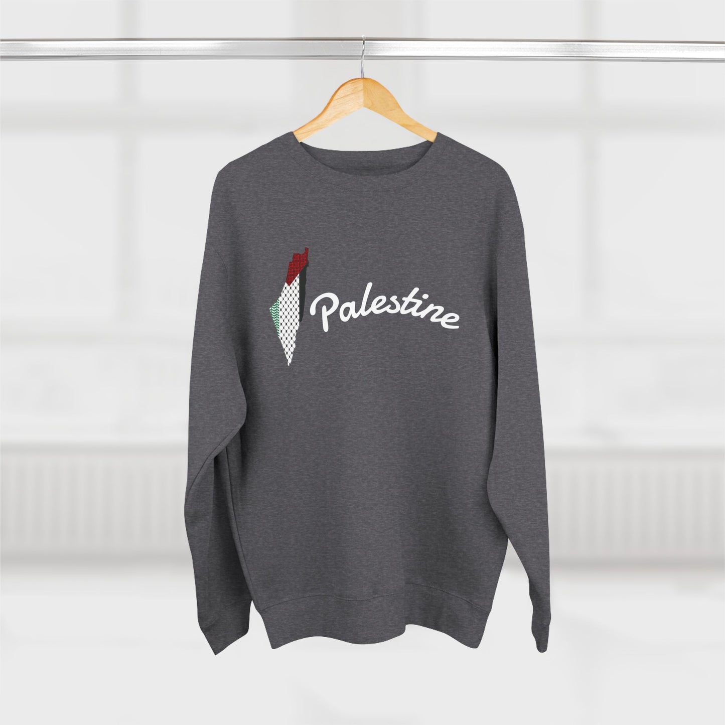 Palestine Statement Sweatshirt | Free Palestine Crewneck | Unisex Pullover for Activism, Ethnic Pride, and Everyday Comfort