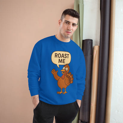 Thanksgiving Champion Sweatshirt, Turkey Sweater, Fall Apparel, Holiday Gift, Cozy Sweatshirt, Harvest Fashion