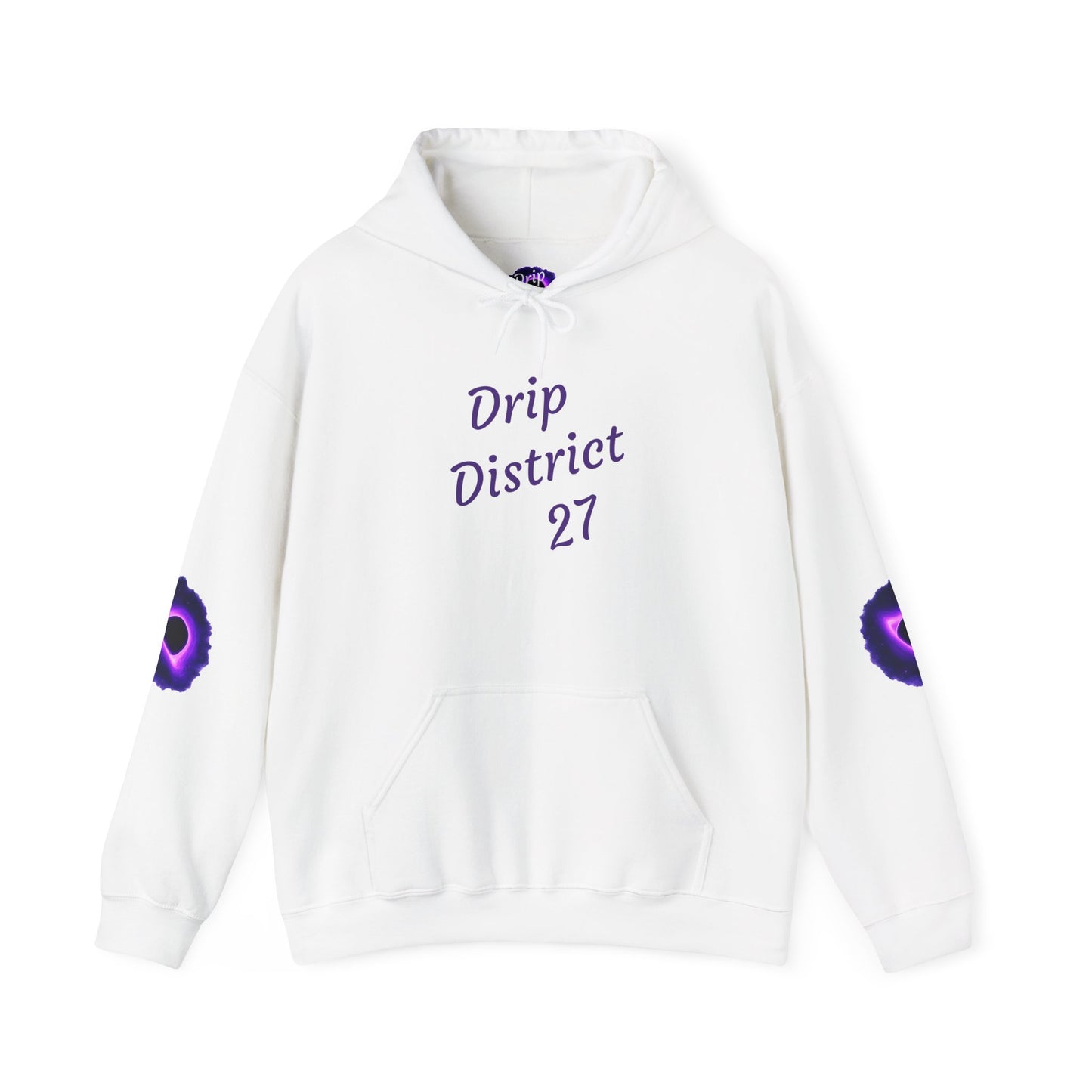 Stay Drippin Hoodie | Drip District 27 Unisex Sweatshirt | Trendy Streetwear Pullover for Men & Women | Cool Fall Winter Outfit