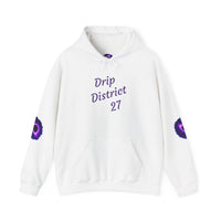 Stay Drippin Hoodie | Drip District 27 Unisex Sweatshirt | Trendy Streetwear Pullover for Men & Women | Cool Fall Winter Outfit