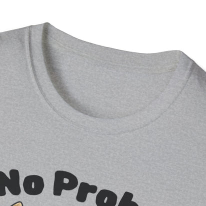 Light Color No Prob Llama T-Shirt, Unisex Cool Llama Sunglasses Unisex Softstyle T-Shirt - Fun Graphic Tee for Animal Lovers, Birthday Gift