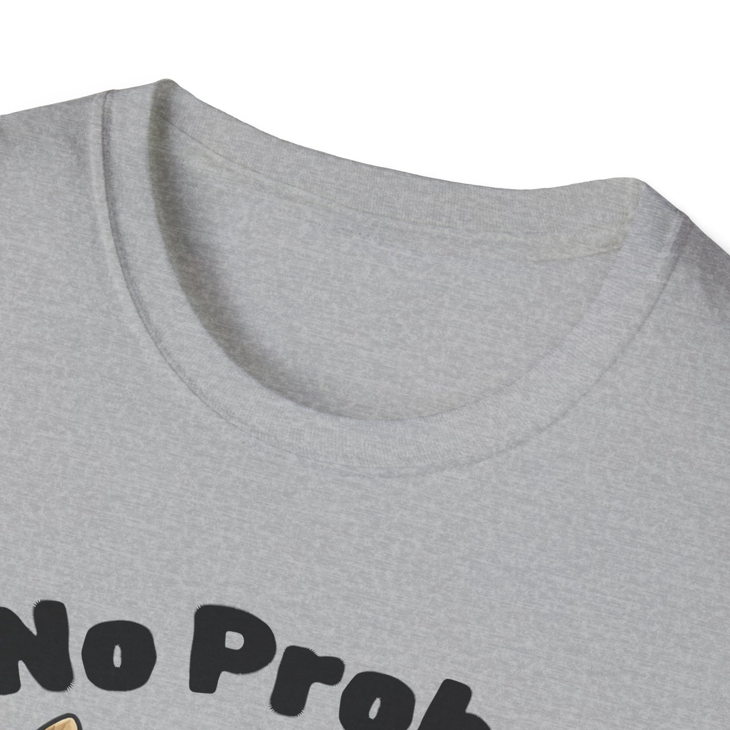 Light Color No Prob Llama T-Shirt, Unisex Cool Llama Sunglasses Unisex Softstyle T-Shirt - Fun Graphic Tee for Animal Lovers, Birthday Gift