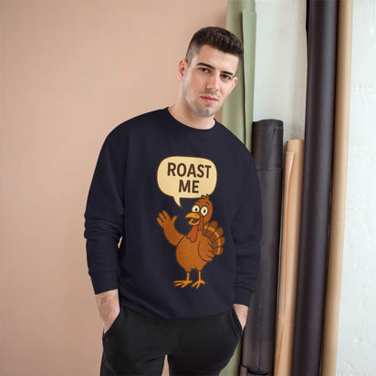 Thanksgiving Champion Sweatshirt, Turkey Sweater, Fall Apparel, Holiday Gift, Cozy Sweatshirt, Harvest Fashion