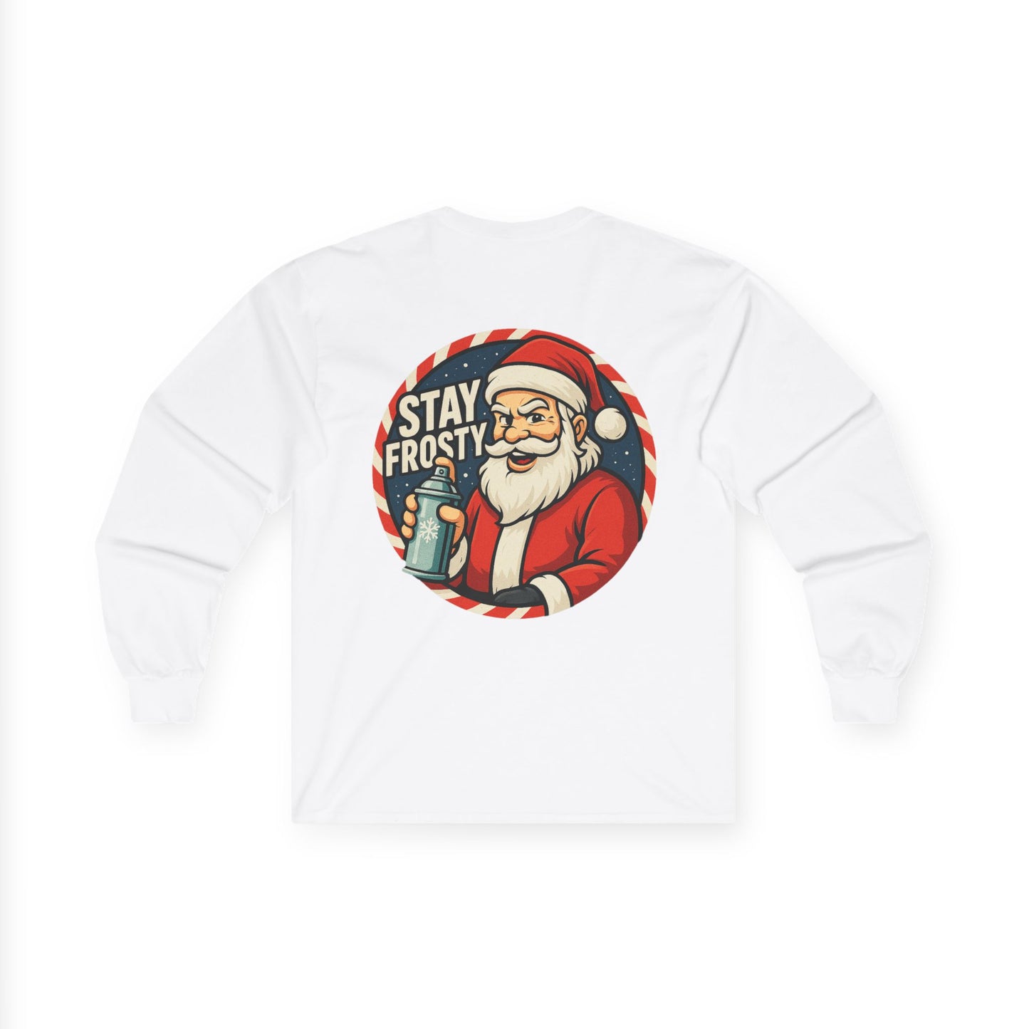 Chill Santa Long Sleeve Tee | Unisex Holiday Shirt, Christmas Gift, Winter Wear, Frosty Fun, DD27 Design