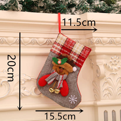 Christmas Gift Sock Hanging Bag
