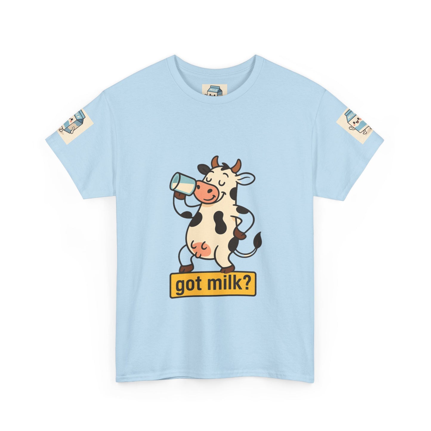 Funny Cow Got Milk T-Shirt Cute Dairy Lover Tee Pun Graphic Shirt Animal Humor Gift for Men & Women Farm Life Aesthetic