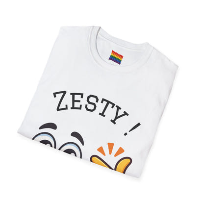 Zesty Emoji Pride T-Shirt | Funny Snap Face Tee | LGBTQ+ Celebration Shirt | Cute Graphic Unisex Top for Joyful Expression