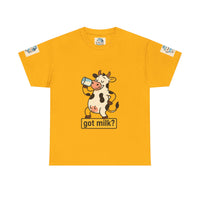 Funny Cow Got Milk T-Shirt Cute Dairy Lover Tee Pun Graphic Shirt Animal Humor Gift for Men & Women Farm Life Aesthetic