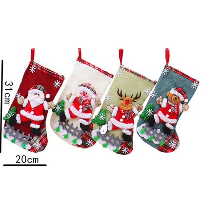 Christmas Gift Sock Hanging Bag