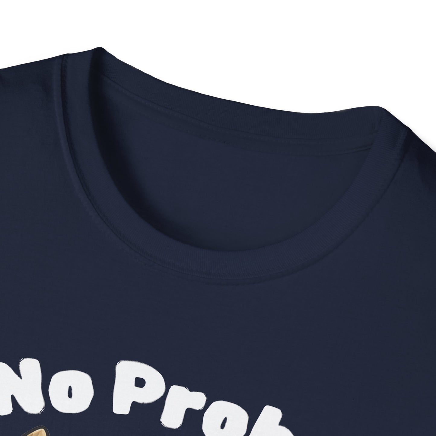 No Prob-Llama Funny T-Shirt | Dark Color Unisex Tee | Cute Llama Design | Humor Animal Pun Shirt | Gift for Him or Her