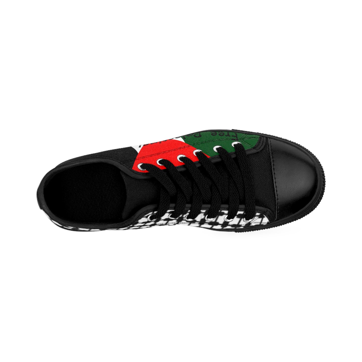Palestinian Streetwear Sneakers | Keffiyeh Design| Trendy Unisex Comfort Shoes