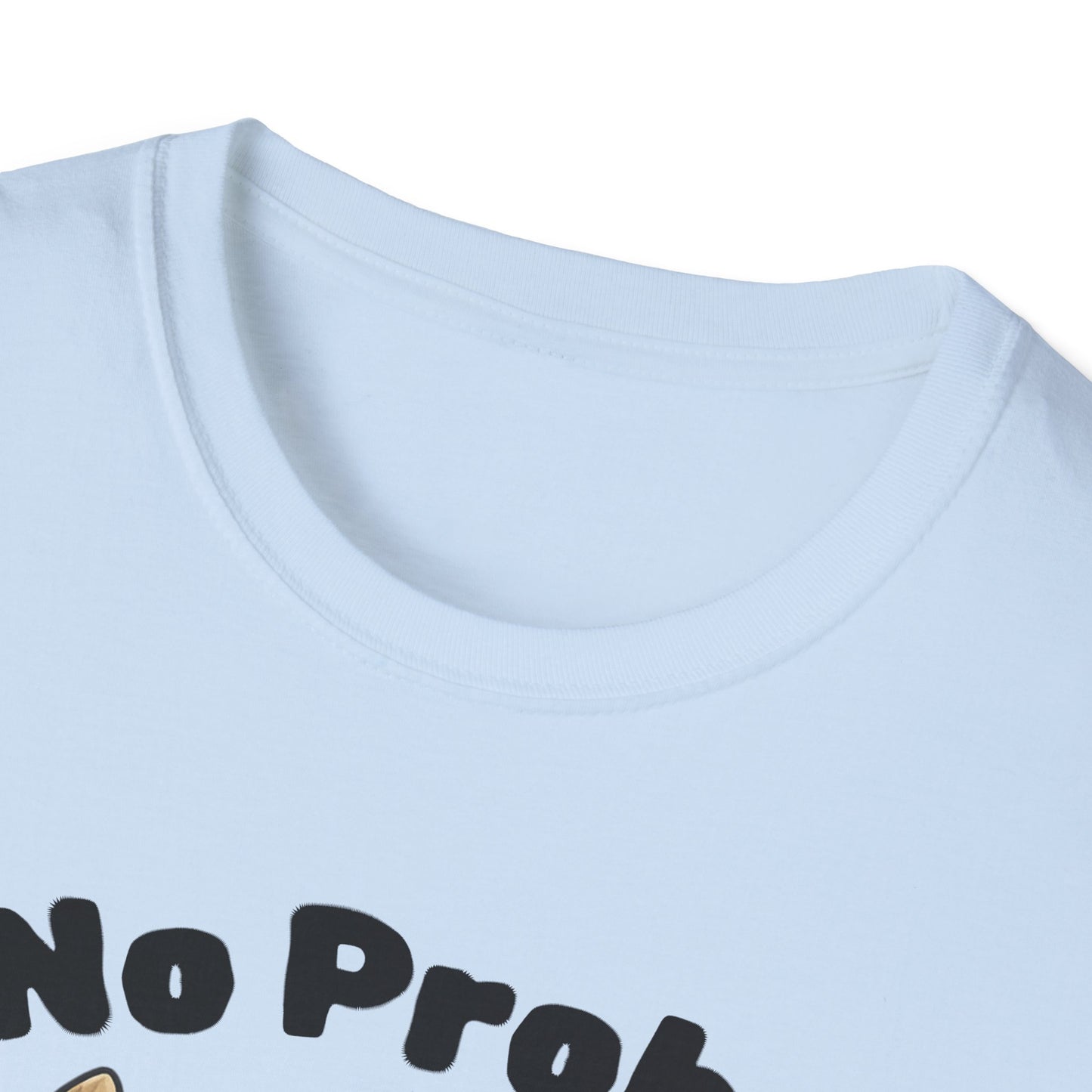 Light Color No Prob Llama T-Shirt, Unisex Cool Llama Sunglasses Unisex Softstyle T-Shirt - Fun Graphic Tee for Animal Lovers, Birthday Gift