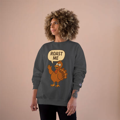 Thanksgiving Champion Sweatshirt, Turkey Sweater, Fall Apparel, Holiday Gift, Cozy Sweatshirt, Harvest Fashion